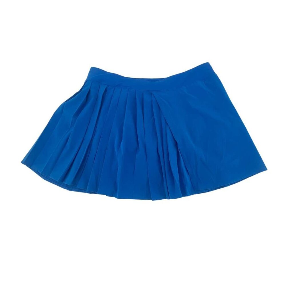 Lolë Women's Blue Pleated Tennis Skort | Athletic Gear | Golf | Size Large **NEW